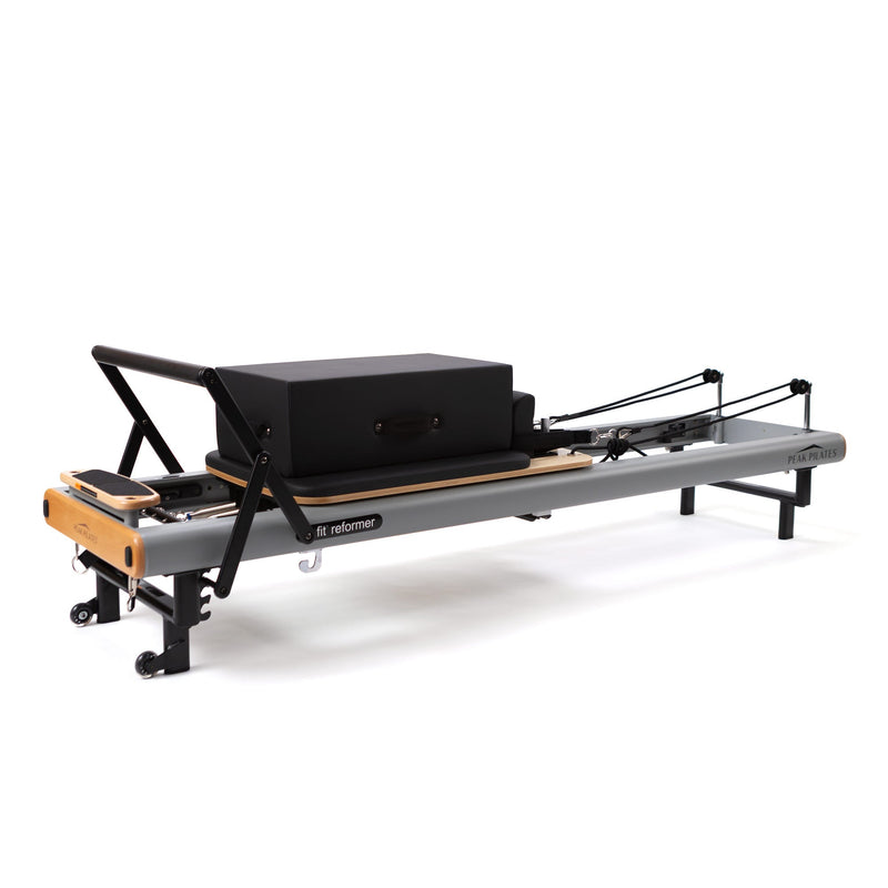 Peak Pilates fit™ Reformer | Long & Short Box | Studio Height | Grey or Black | 20-036LSS