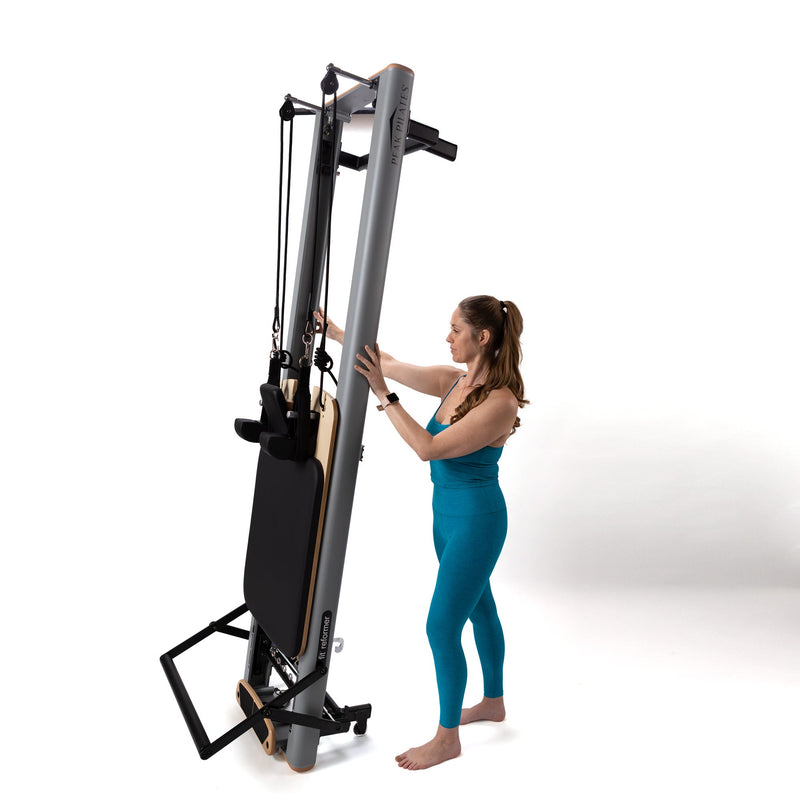 Peak Pilates fit™ Reformer | Long & Short Box | Studio Height | Grey or Black | 20-036LSS