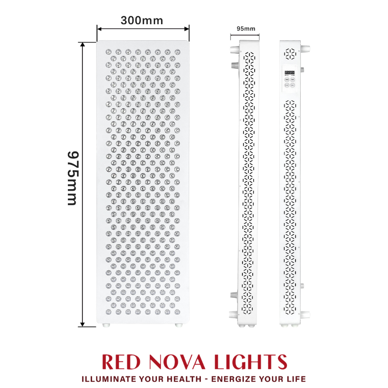 Red Nova Lights RNL1500 Digital | Full-Body Red & Near-Infrared Light Panel | 5 Wavelengths | 308 LEDs