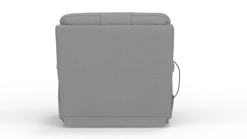 Unique Piece Furniture Dreamtime 48" Power Recliner | Zero Gravity | Power Headrest | CR3 Heat & Massage | Nanobionic Fabric | Beach / Steel / Haze