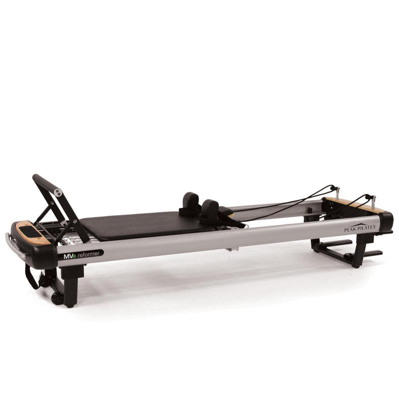Peak Pilates MVe® Reformer & Tower | 3-in-1 Reformer, Tower & Mat | Precision Aluminum Frame | Black