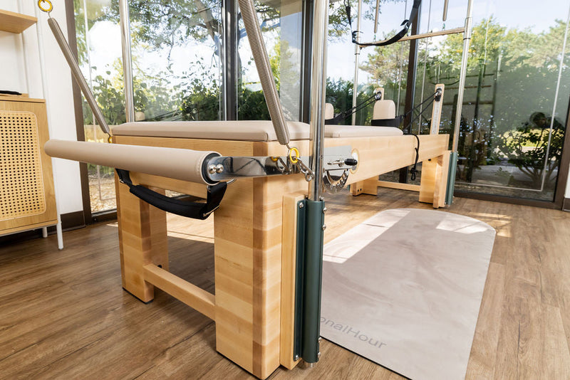 Napolie Pro Plus | Cadillac & Pilates Reformer | Solid Maple | 800 lb Capacity | RE014