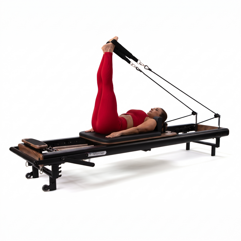 Peak Pilates fit™ Reformer | Long & Short Box | Studio Height | Grey or Black | 20-036LSS