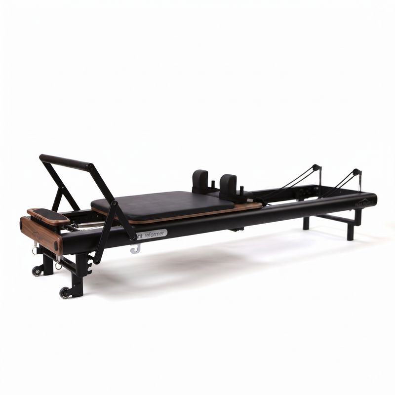 Peak Pilates fit™ Reformer | Long & Short Box | Studio Height | Grey or Black | 20-036LSS