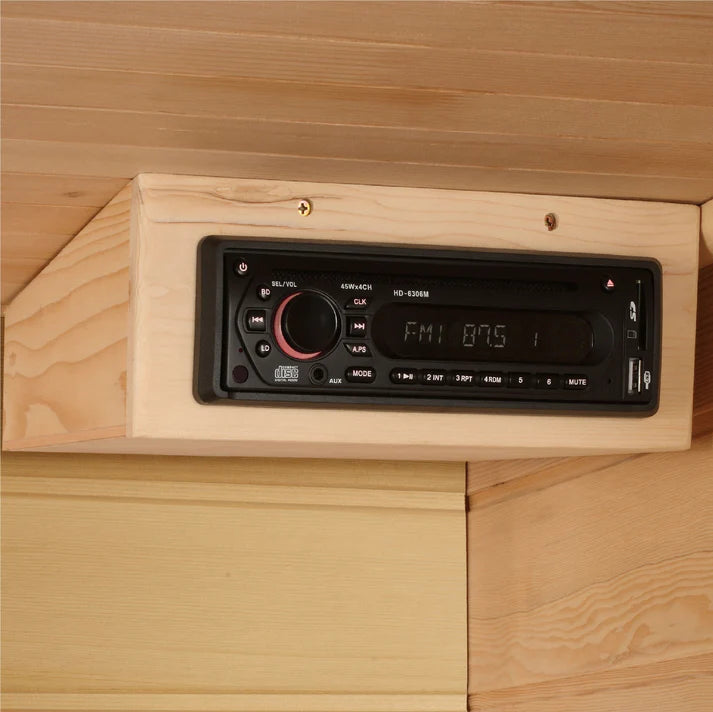 Maxxus Toulouse 2-Person FAR Infrared Sauna | Canadian Hemlock | Low EMF | 6 Carbon Panels | MX-K206-01