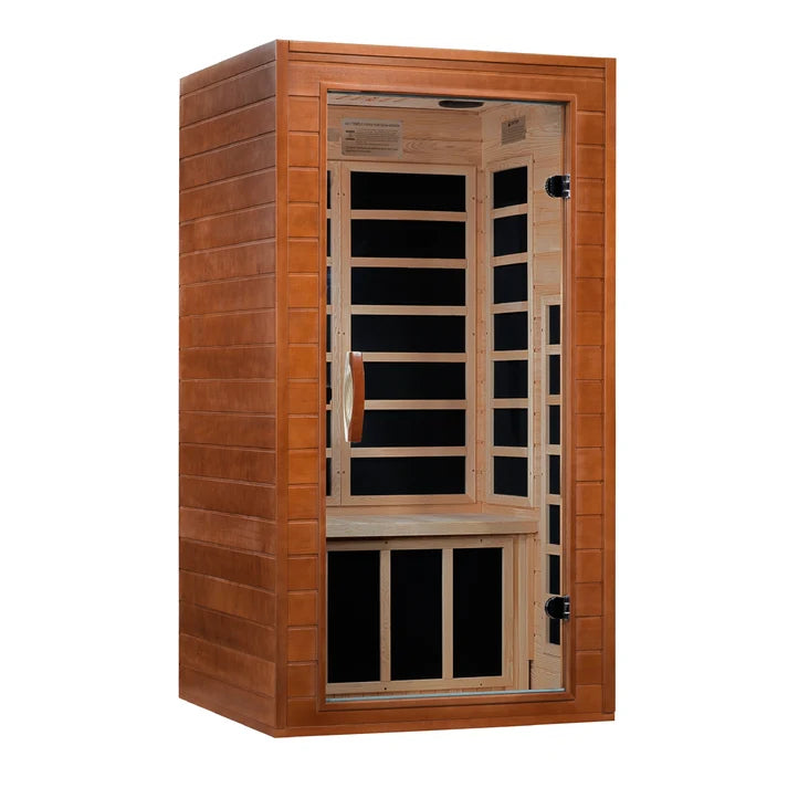 Dynamic Avila Elite | 1-2 Person Ultra Low EMF FAR Infrared Sauna | Canadian Hemlock | DYN-6103-01 Elite