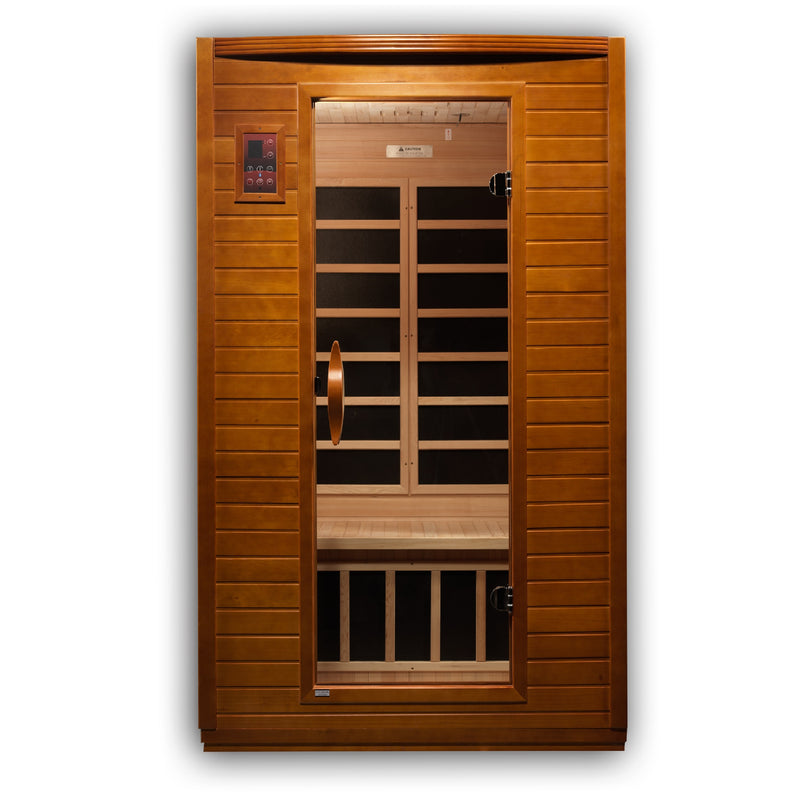 Dynamic Versailles | 2-Person FAR Infrared Sauna | Canadian Hemlock | 6 Low EMF Carbon Panels | DYN-6202-03