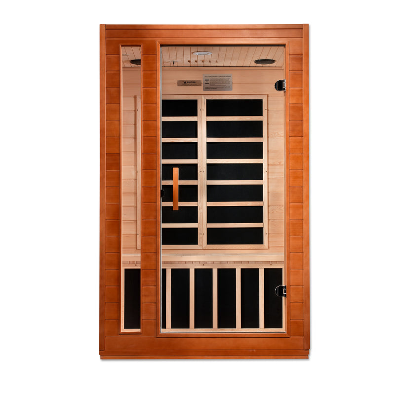 Dynamic Venice 2-Person FAR Infrared Sauna | Canadian Hemlock | Ultra Low EMF | DYN-6210-01 Elite
