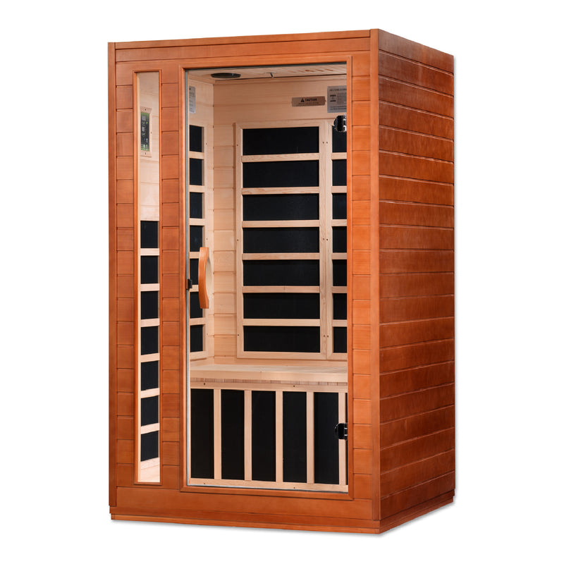 Dynamic Cordoba 2-Person FAR Infrared Sauna | Canadian Hemlock | Ultra Low EMF | DYN-6203-01 Elite
