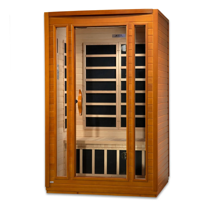 Dynamic San Marino | 2-Person Low EMF FAR Infrared Sauna | Canadian Hemlock | DYN-6206-01