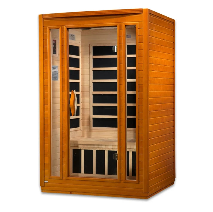 Dynamic San Marino | 2-Person Low EMF FAR Infrared Sauna | Canadian Hemlock | DYN-6206-01