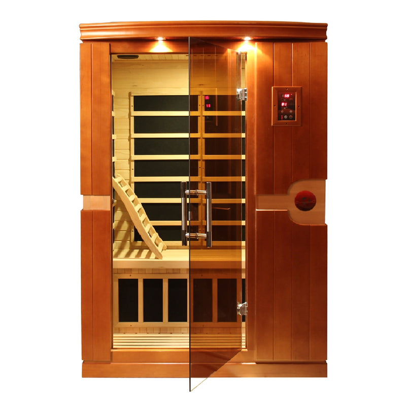 Dynamic Venice 2-Person FAR Infrared Sauna | Canadian Hemlock | Low EMF | DYN-6210-01