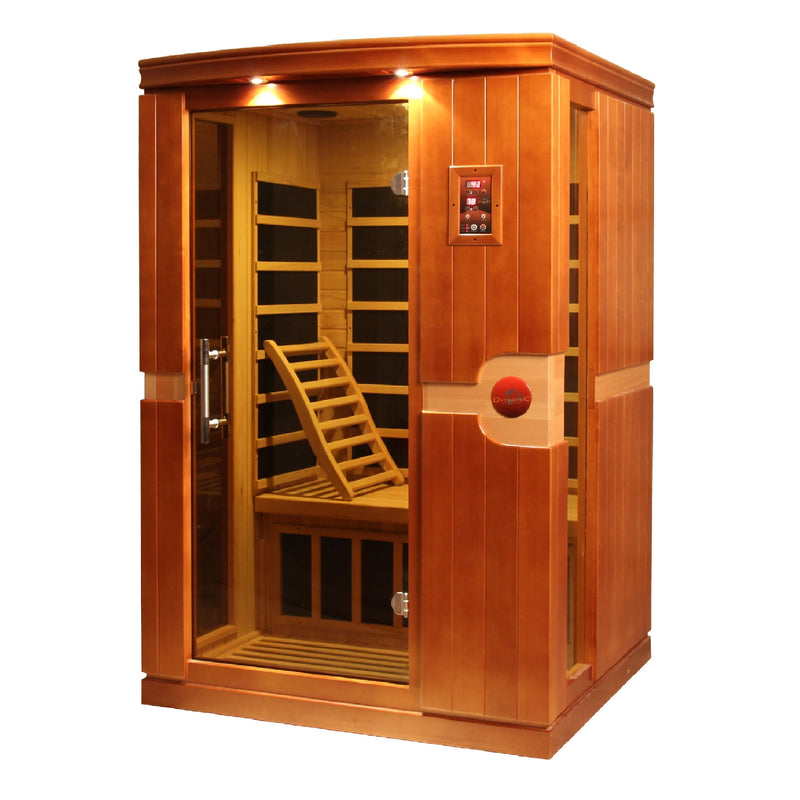 Dynamic Venice 2-Person FAR Infrared Sauna | Canadian Hemlock | Low EMF | DYN-6210-01