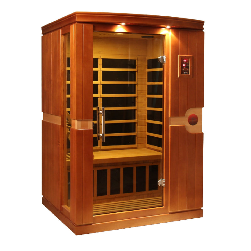 Dynamic Venice 2-Person FAR Infrared Sauna | Canadian Hemlock | Low EMF | DYN-6210-01