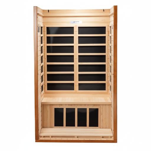 Dynamic Barcelona 1-person infrared sauna, front view