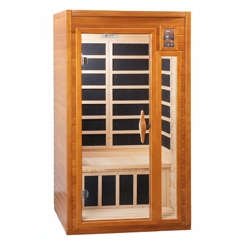 Dynamic Barcelona 1-person infrared sauna, front view