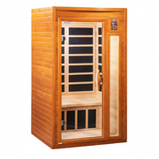 Dynamic Barcelona 1-person infrared sauna, side view