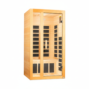 Dynamic Gracia 2-person infrared sauna, front view