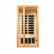 Dynamic Gracia 2-person infrared sauna, front view 