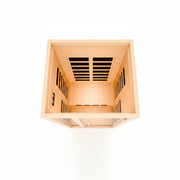 Dynamic Gracia 2-person infrared sauna, top view