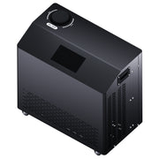 Black air purifier on a white background