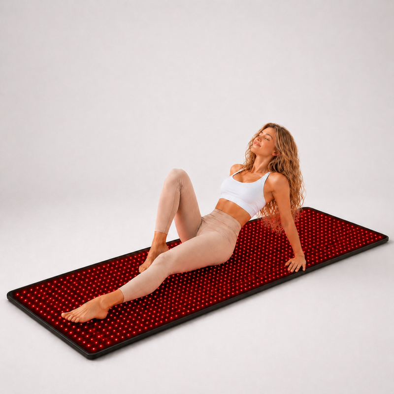 FullGlow™ 180 | Full-Body Red Light & Near-Infrared Mat | Lay-Flat Format | iReliev