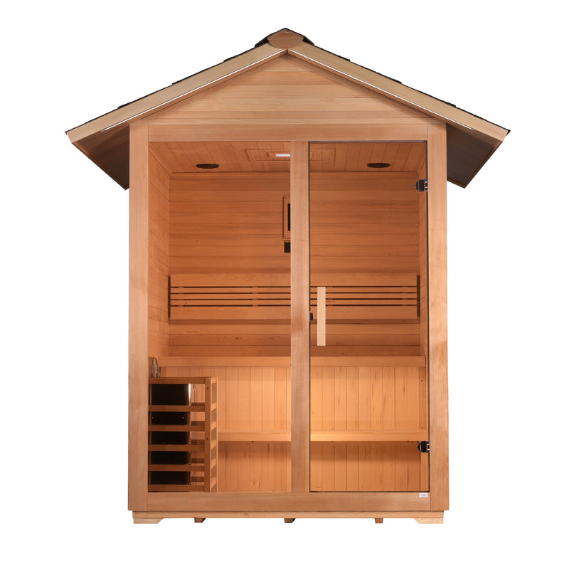 Golden Designs "Vorarlberg" 5 Person Traditional Outdoor Sauna (GDI-8105-01)