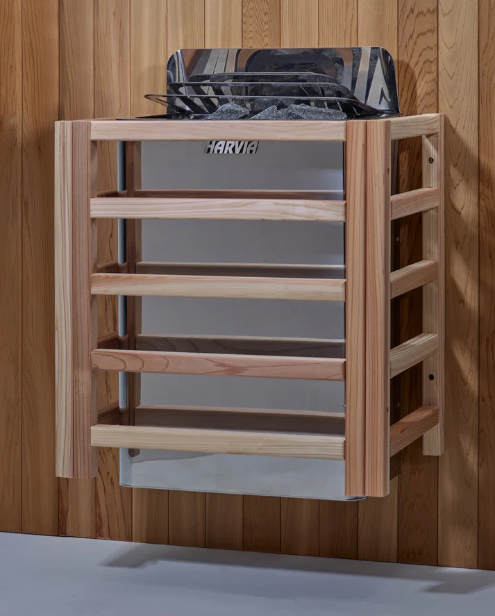Golden Designs Kuusamo 6 Person Traditional Indoor Sauna | Canadian Hemlock & Red Cedar | 8.0 kW Stove | GDI-7206-01