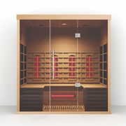 Orivon Lumin Three infrared sauna, front view