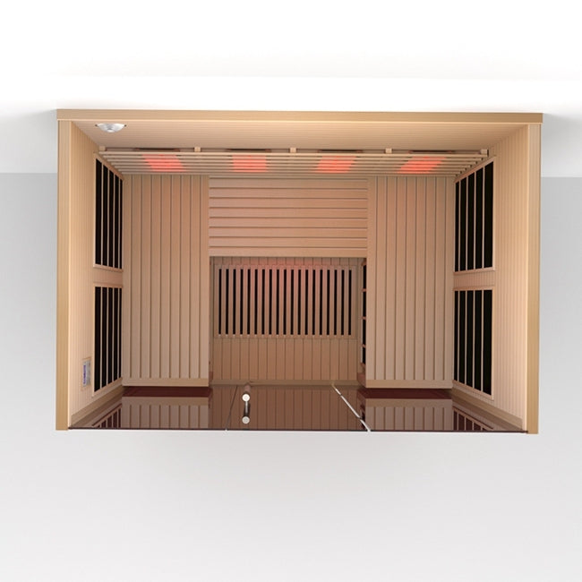 Orivon Lumin Three infrared sauna, top view