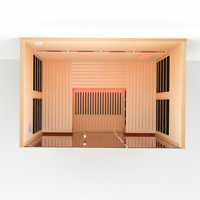 Orivon Lumin Three infrared sauna, top view