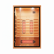 Orivon Lumin Two indoor infrared sauna, front view