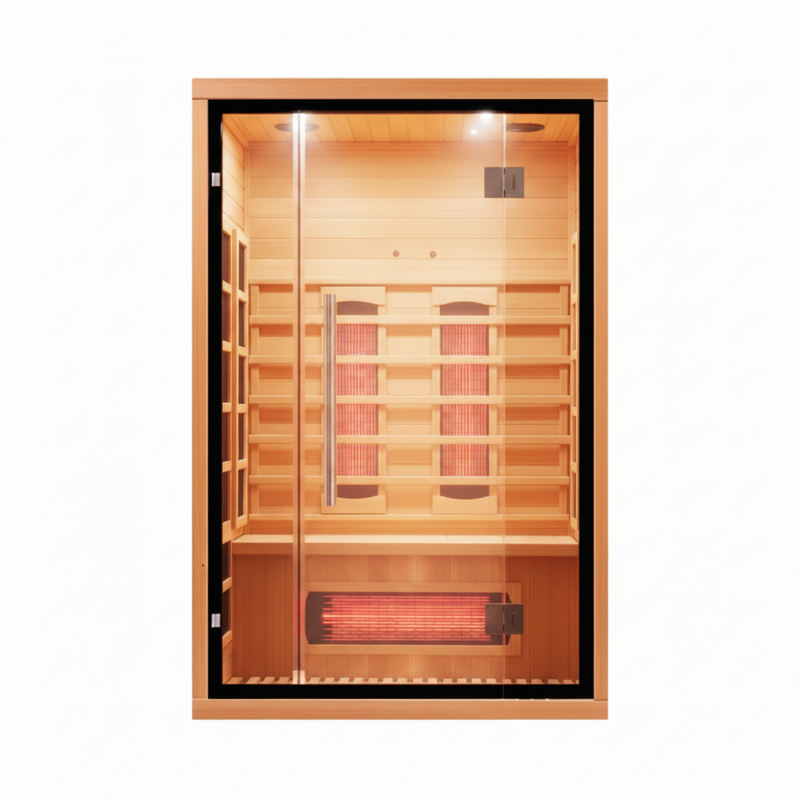 Orivon Lumin Two indoor infrared sauna, front view