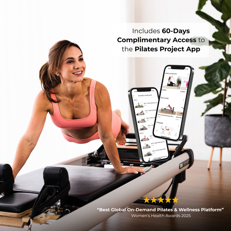 Peak Pilates fit™ Reformer | Long & Short Box | Studio Height | Grey or Black | 20-036LSS