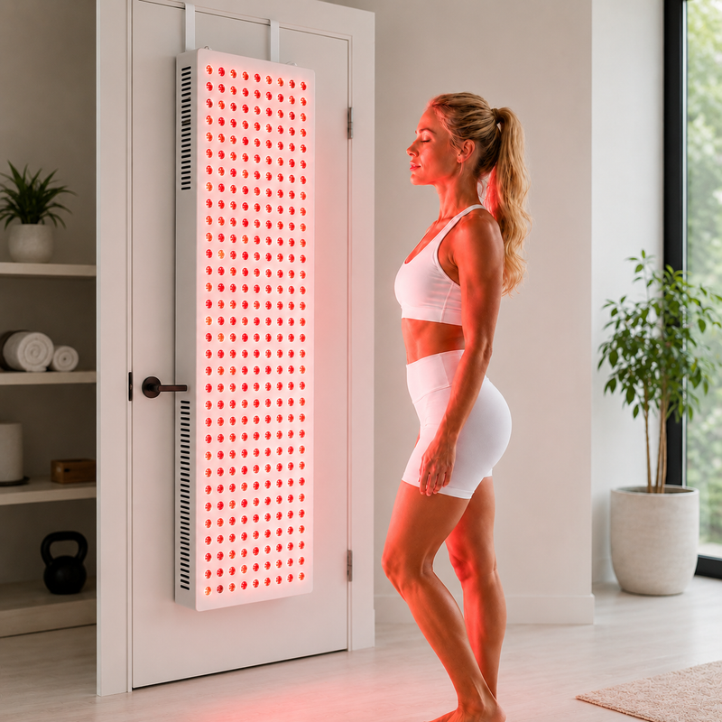 iReliev 2400W Full-Body Red Light & Near-Infrared Panel | High-Output | Full Coverage