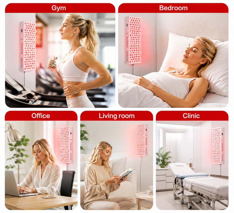 iReliev 1500W Full-Body Red Light & Near-Infrared Panel | High-Output | Full Coverage