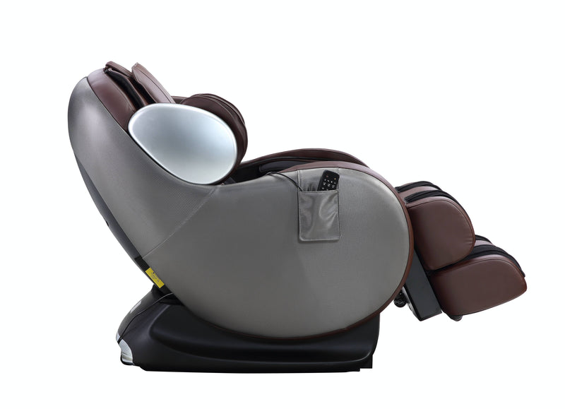 Home Furnishers Pacari 2D Massage Chair | Zero Gravity | 16 Airbags | Kneading, Knocking & Shiatsu | Chocolate PU Leather