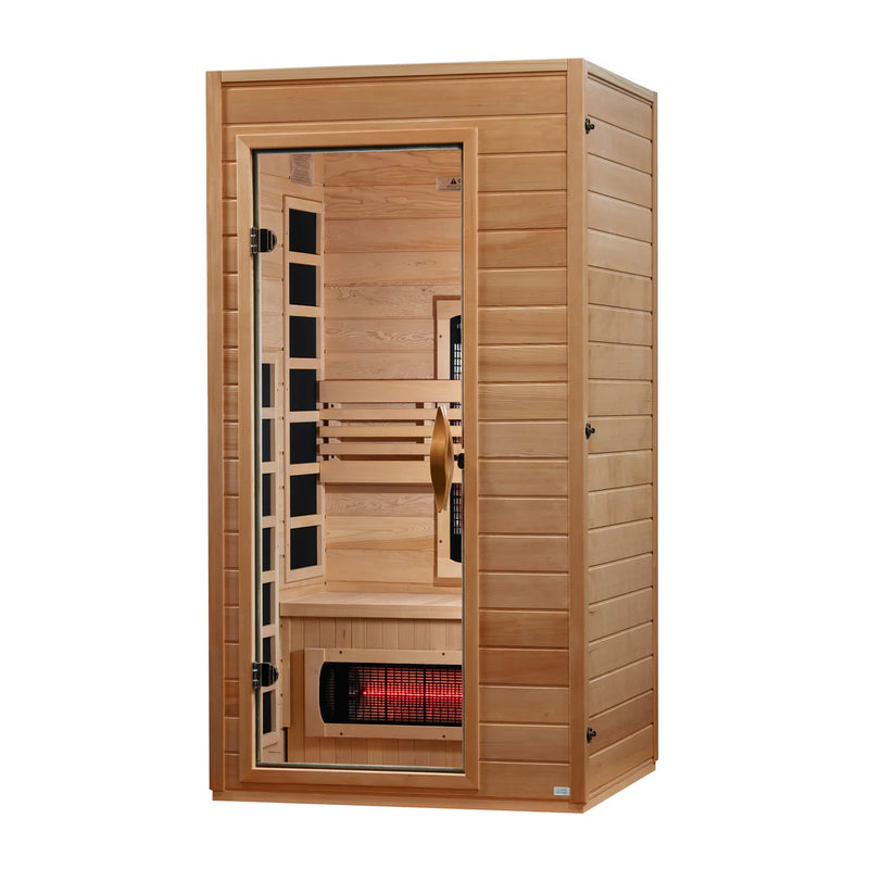 Dynamic Martin | 1-2 Person Full Spectrum FAR Infrared Sauna | Canadian Hemlock | PureTech™ Near Zero EMF | DYN-6006-03 FS