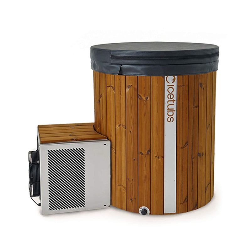 Icetubs IceBarrel XL | Thermowood & Fiberglass Cold Plunge | Smart Temperature Control | Indoor & Outdoor