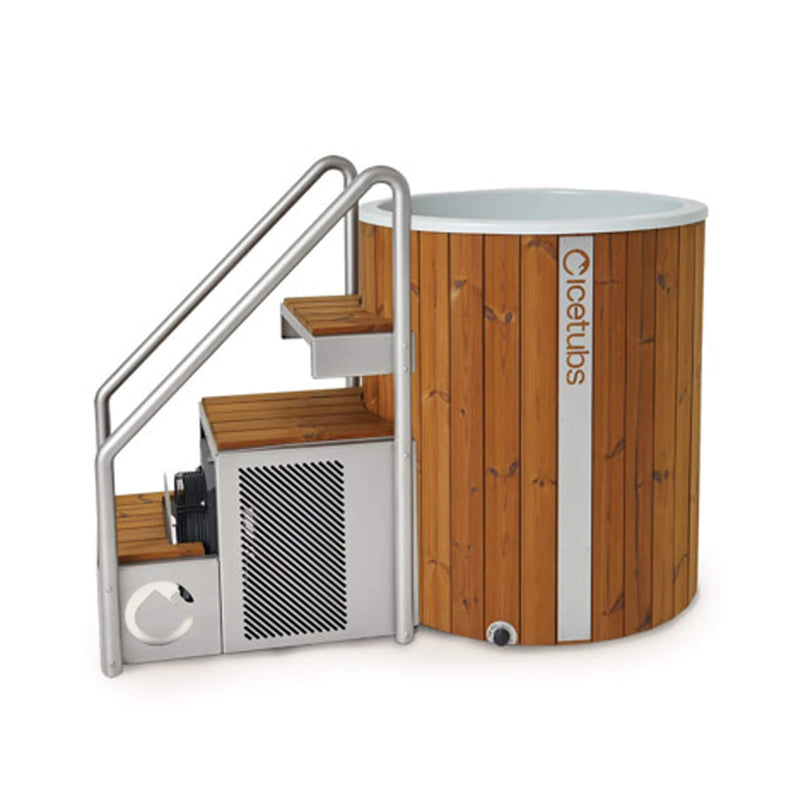 Icetubs IceBarrel XL | Thermowood & Fiberglass Cold Plunge | Smart Temperature Control | Indoor & Outdoor