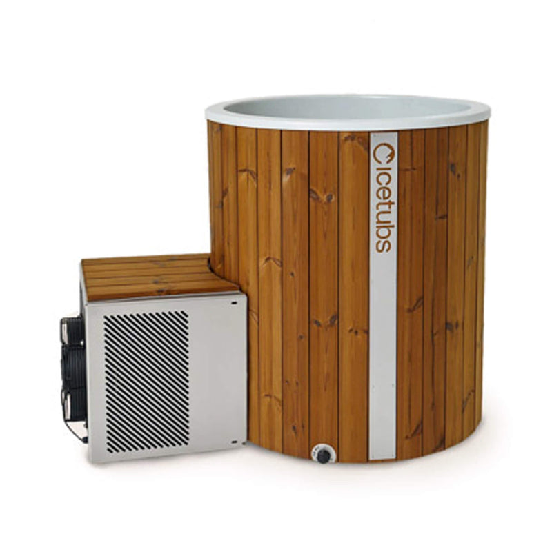 Icetubs IceBarrel XL | Thermowood & Fiberglass Cold Plunge | Smart Temperature Control | Indoor & Outdoor