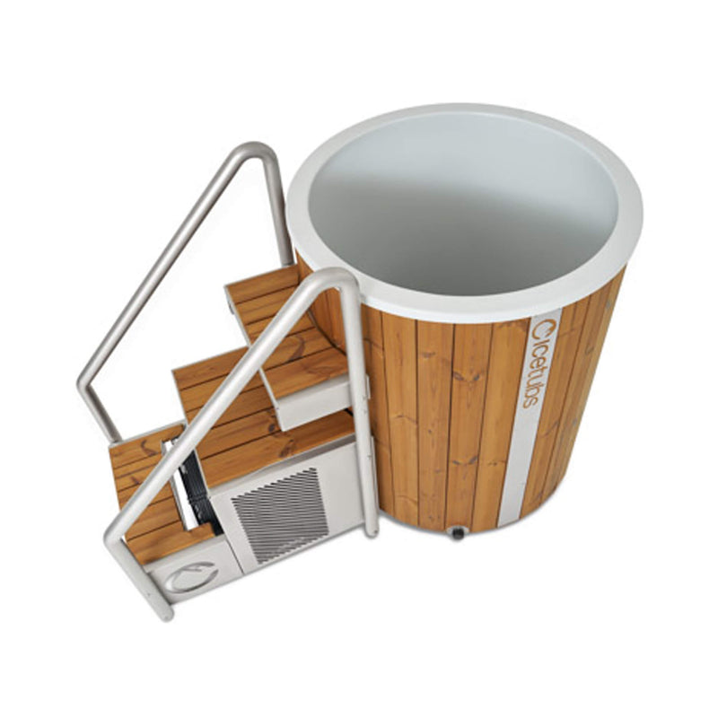 Icetubs IceBarrel XL | Thermowood & Fiberglass Cold Plunge | Smart Temperature Control | Indoor & Outdoor