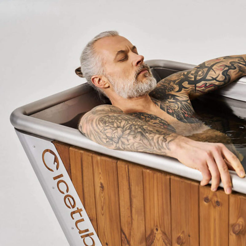 Icetubs IceBath | Thermowood & Stainless Steel Cold Plunge | Smart Temperature Control | Indoor & Outdoor